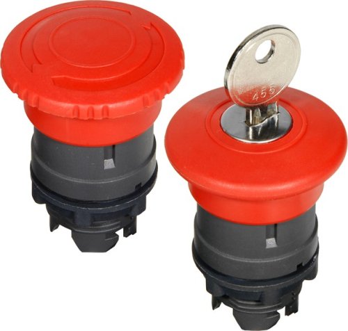 Головка кнопки Tekfor LAY4-ES14 возврат ключом красный фото Головка кнопки Tekfor LAY4-ES14 возврат ключом красный картинка